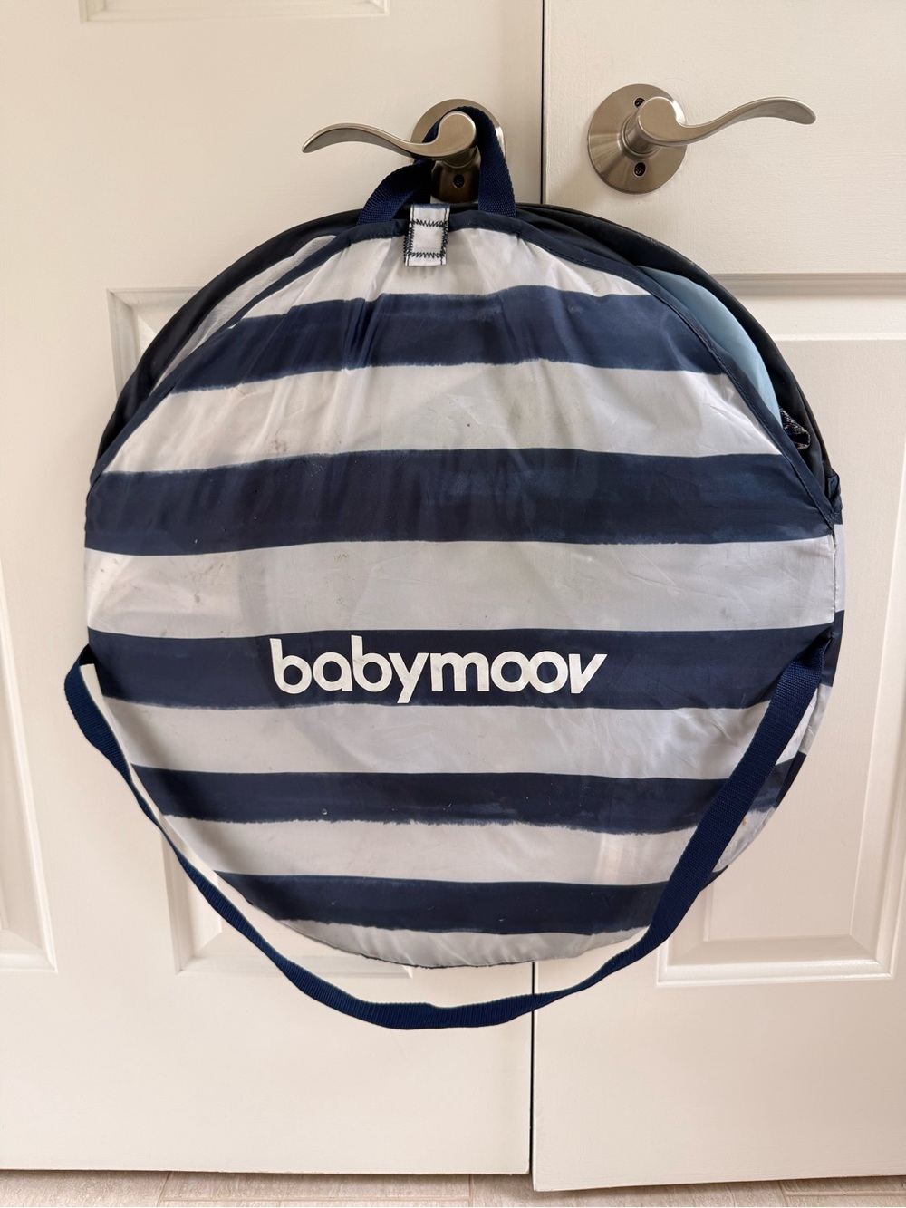Babymoov Kids Toiletry & Travel Bag in Navy Stripe